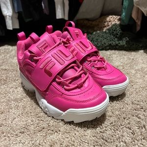 Hot pink filas